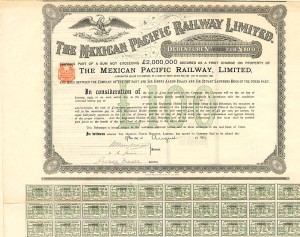 Mexican Pacific Railway Limited - Bond
